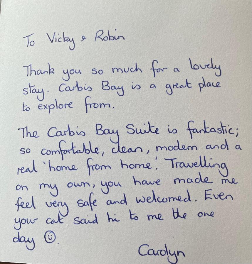Carbis Bay Suite, Carbis Bay, St Ives, Free Parking, Near Beach Eksteriør billede